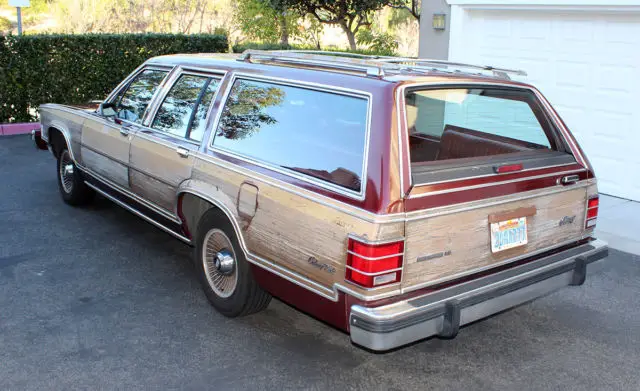 1987 mercury grand marquis ls colony park woodie surf station wagon