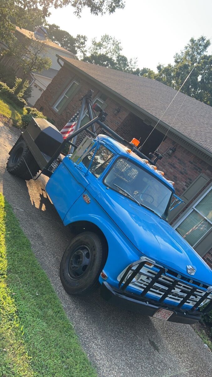 1966 ford f350 pickup blue rwd manual