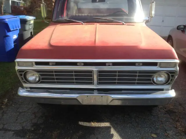 1973 ford f-250 "custom" super clean western truck 390 v8 / 4 speed tranny