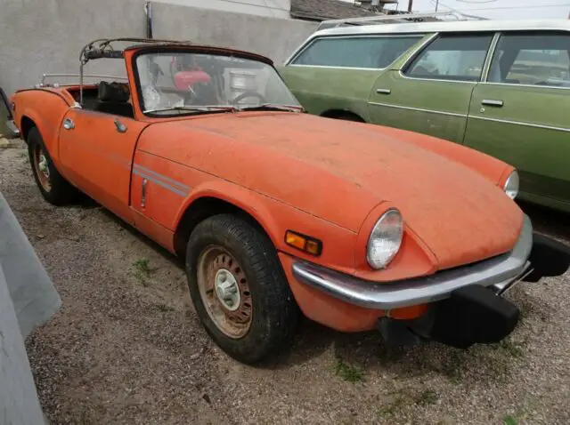 1976 triumph spitfire 1500 non california emissions convertible min rot az car