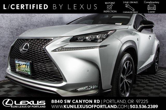 certified 2016 lexus nx 200t f sport portland, or 97225 for sale in portland, oregon