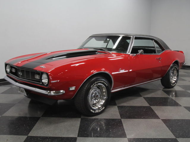 #'s matching 327 v8, auto, a/c, pwr brakes & steer, very nice paint/bod/int, a+