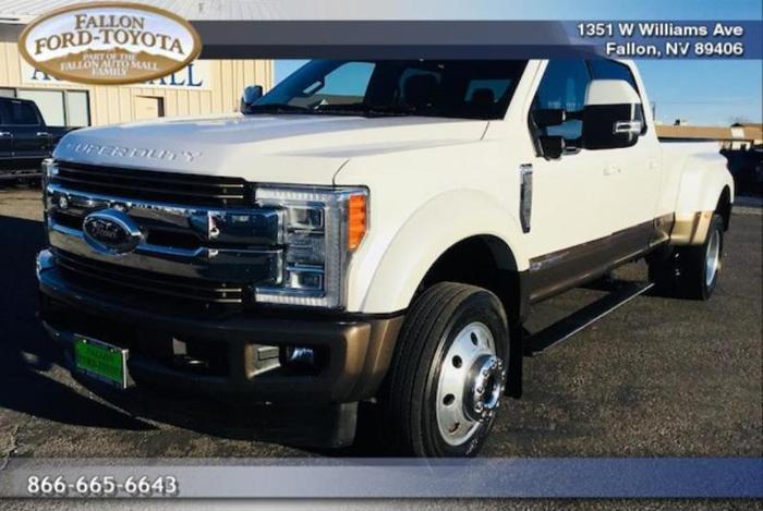 2017 ford f-450 super duty king ranch 4x4 king ranch 4dr crew cab 8 ft. lb drw pickup for sale in carroll station, nevada