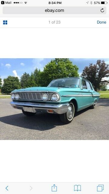 1964 ford fairlane 4 door sedan