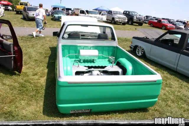 1988 mitsubishi. mighty max air bagged mini truck 4g63t turbo show truck