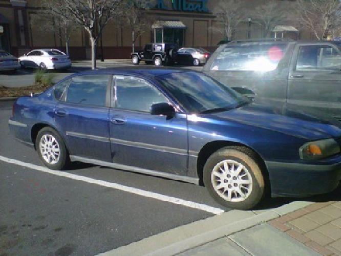 obo 2002 chevy impala in harrisburg, nc