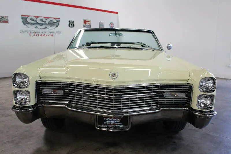 1966 cadillac eldorado 81658 miles cape ivory convertible
