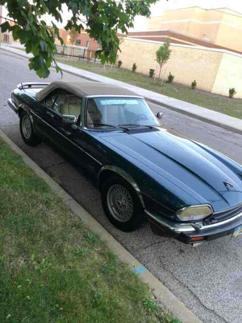 1992 jaguar xjs convertible green rwd automatic
