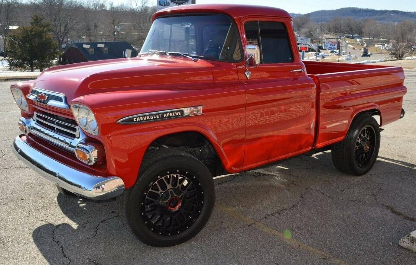 1959 chevrolet apache pickup truck fleetside short