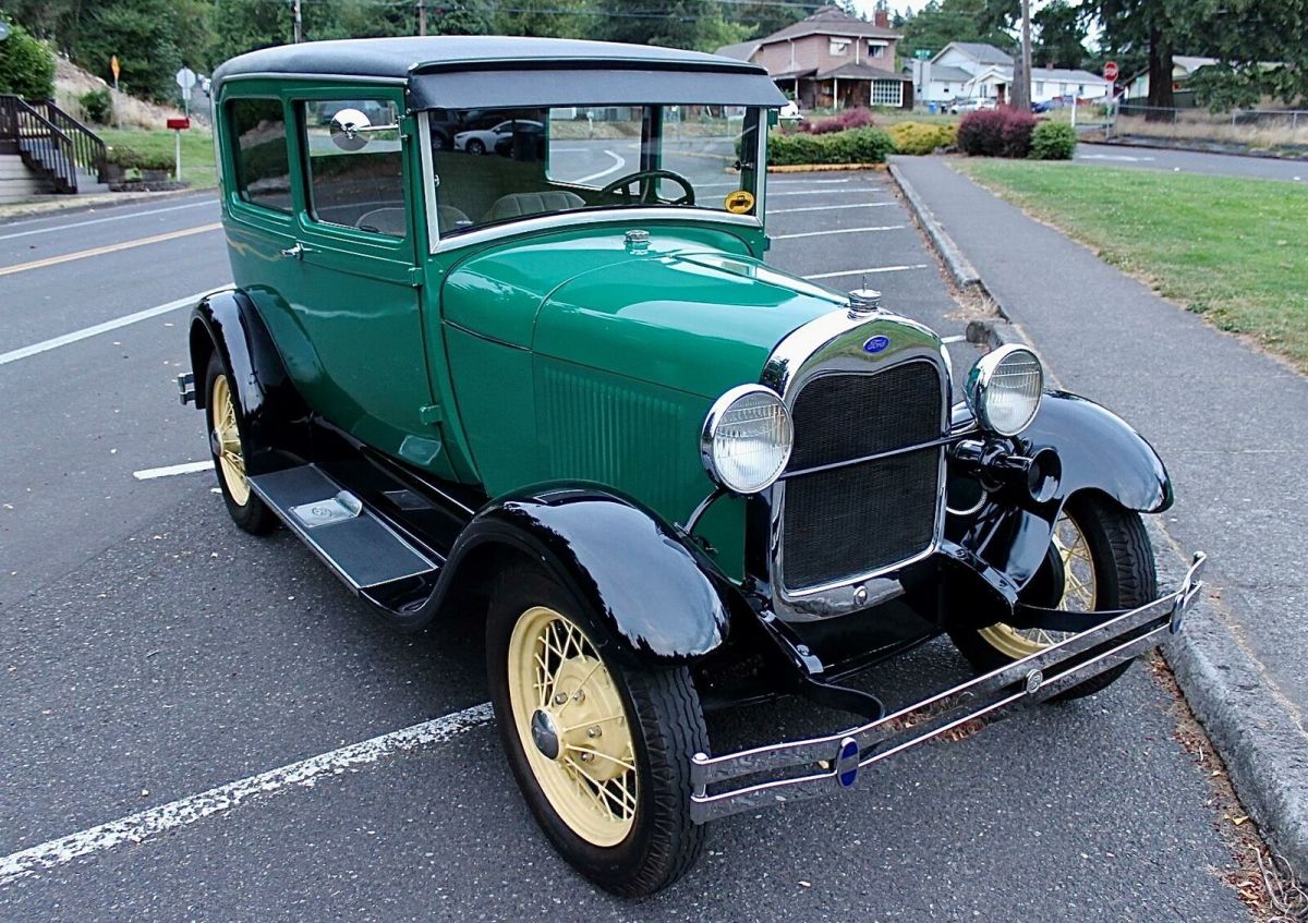 1929 ford model a tudor, restored, much mechanical work done, ready to enjoy!