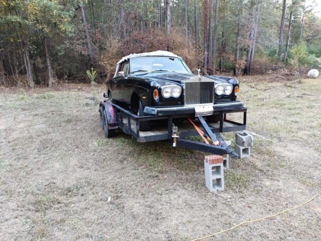 1971 rolls-royce corniche convertible black fwd automatic