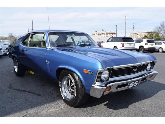 1969 chevrolet nova l-78 big block ss 4 speed manual coupe window sticker