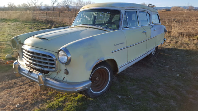 1954 nash rambler custom cross country station wagon farina no reserve