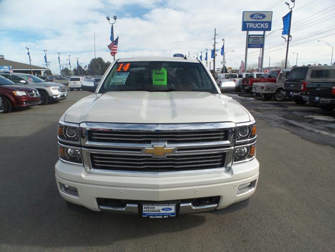 used 2014 chevrolet silverado 1500 4x4 crew cab high country billings, mt 59102 for sale in billings, montana