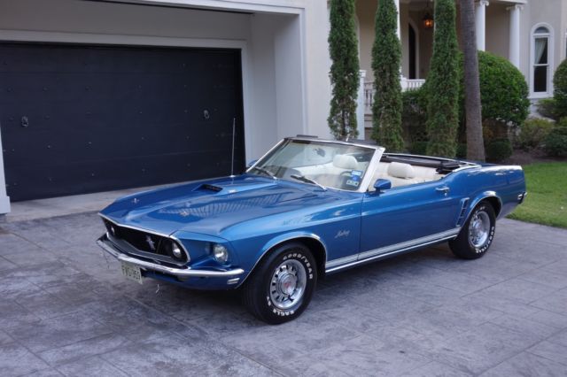 1969 ford mustang gt convertible, s-code 390, 1 of 34 pre production, pwr top