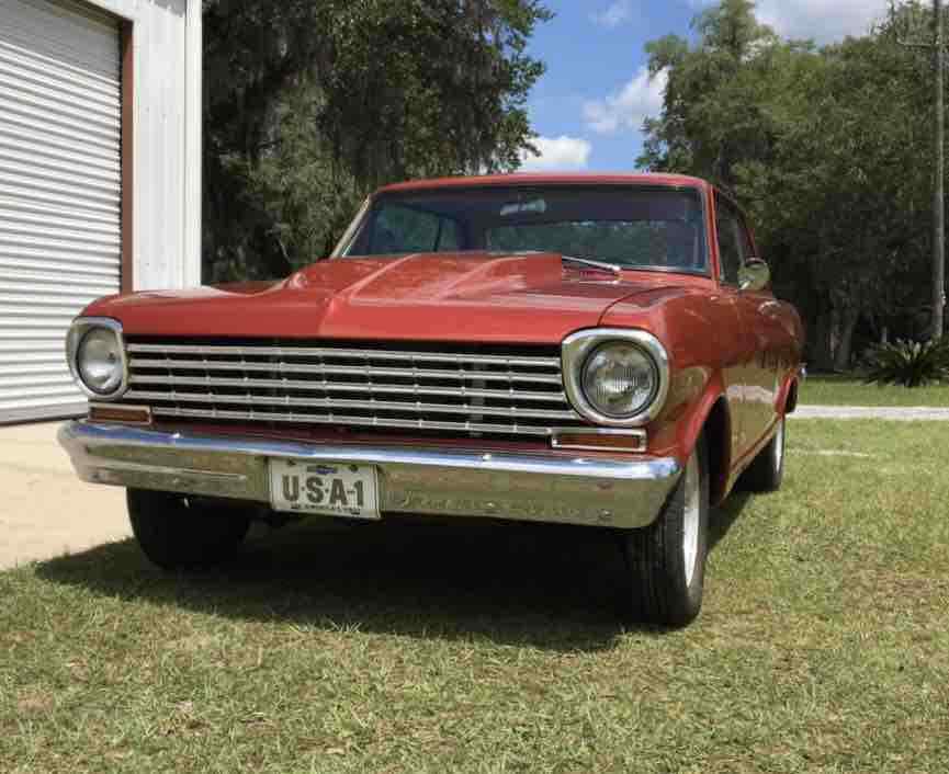 1964 chevrolet nova ii ss red rwd automatic ss nova ii
