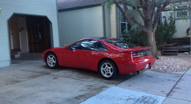 red 300zx twin turbo, 41k miles, 5 speed manual, leather interior, only 2 owners