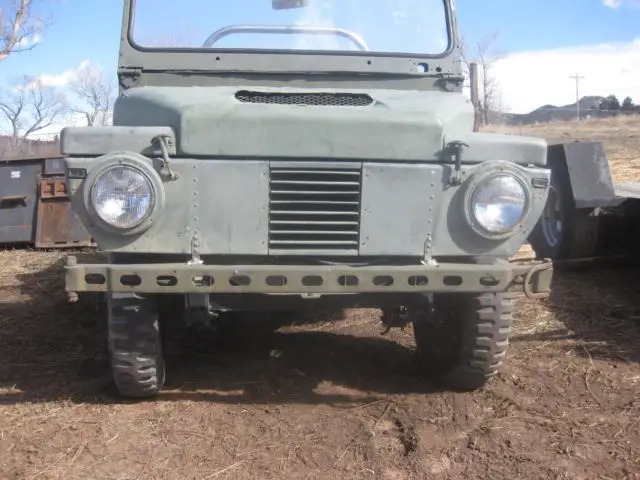 1961 m422a1 military vehicle, aluminum body, 1963 cj3 motor and transno reserve