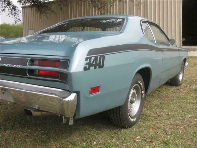 1971 plymouth duster 71,417 miles gun meatal gray 340 4 speed