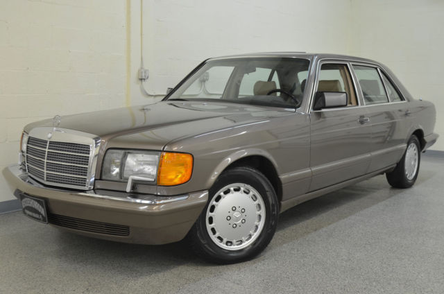 1989 420sel desert taupe with cream interior only 50,000 miles!