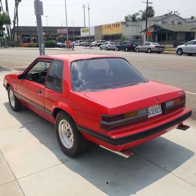 85-86 ford mustang 5.0 coupe notch race car