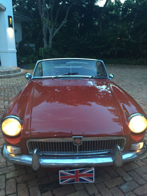 very rare rhd 1966 mgb - chrome bumpers - no reserve