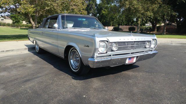 1966 plymouth satellite convertible big block 4 speed convertible silver 440 bi