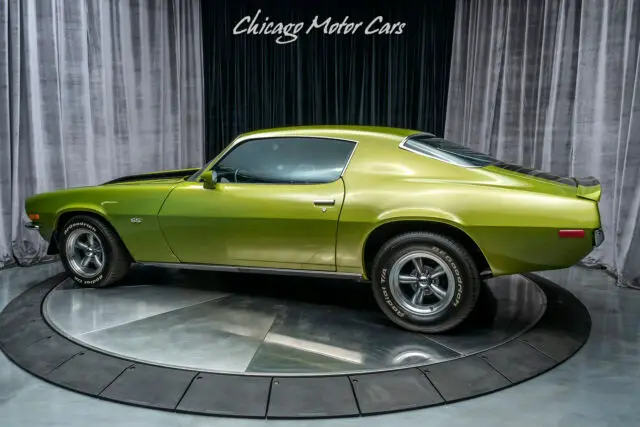 1970 chevrolet camaro rs-ss tribute 396 coupe citrus green with black stripes