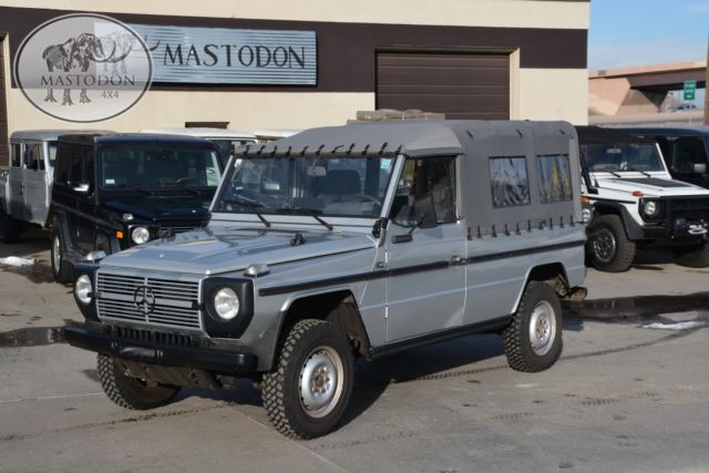 1990 silver g-wagon g-class g-series 4x4 300gd