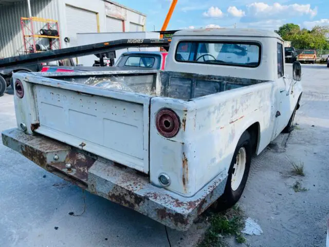 1962 international harvester pickup short bed s100 3/4 ton v8 turns over fires