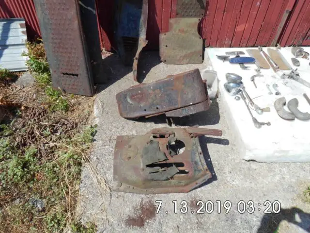 1940-50 dodge power wagon parts lot