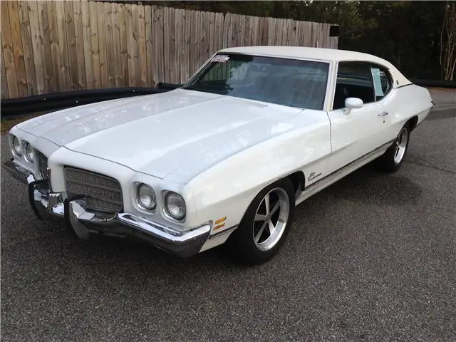 1972 pontiac lemans 400 no reserve white 2 door 400 automatic