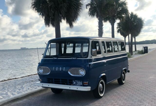 1963 ford econoline falcon 15 window van - beautiful