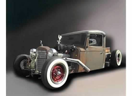1935 international pick up rat rod