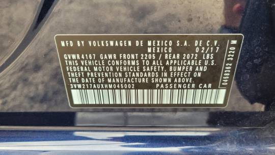 2017 Volkswagen Golf