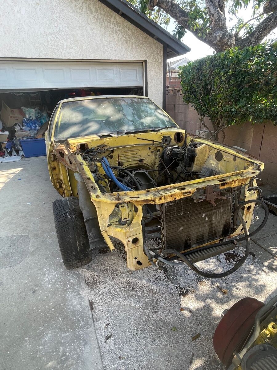 1979 mercury capri hatchback yellow rwd automatic rs