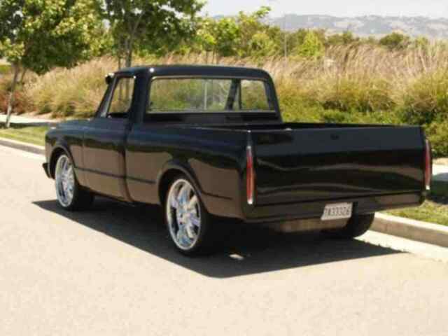 1971 chevrolet c10/k10 pickup black rwd automatic base