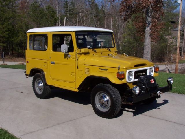 1979 toyota fj40 land cruiser 1 owner 28k original miles stunning one-of-a-kind
