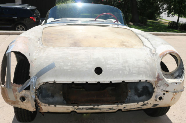 1954 chevrolet corvette project car, restored, resto rod hot rod