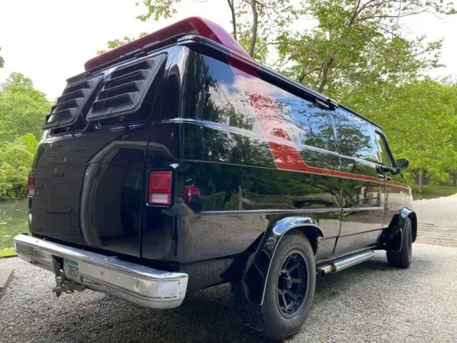 1979 chevrolet van van black rwd automatic a-team
