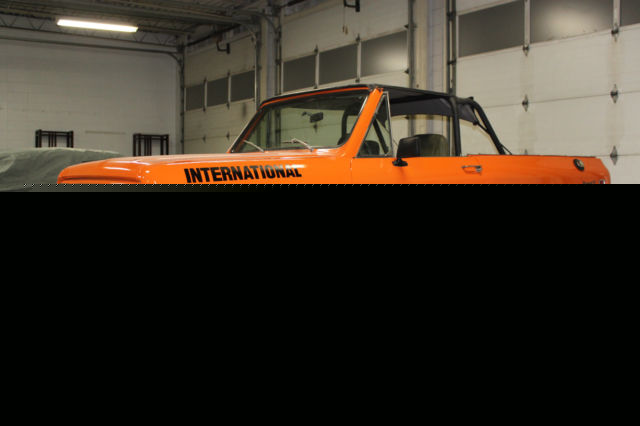 1977 intl harvester - scout ii - 345 v8 - 4spd manual - fire orange - very clean