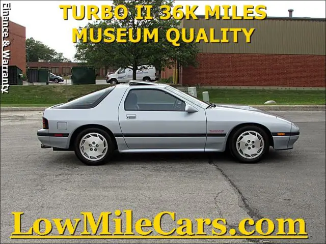 super rare super clean 1987 mazda rx7 turbo ii 36k miles 1 owner car