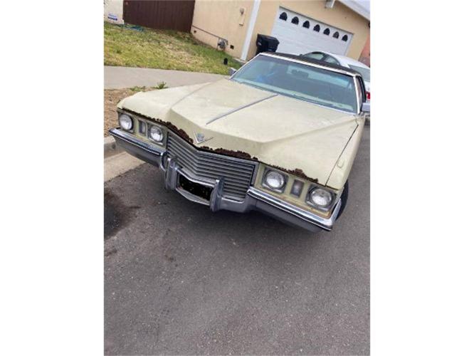 1972 cadillac coupe in cadillac, michigan