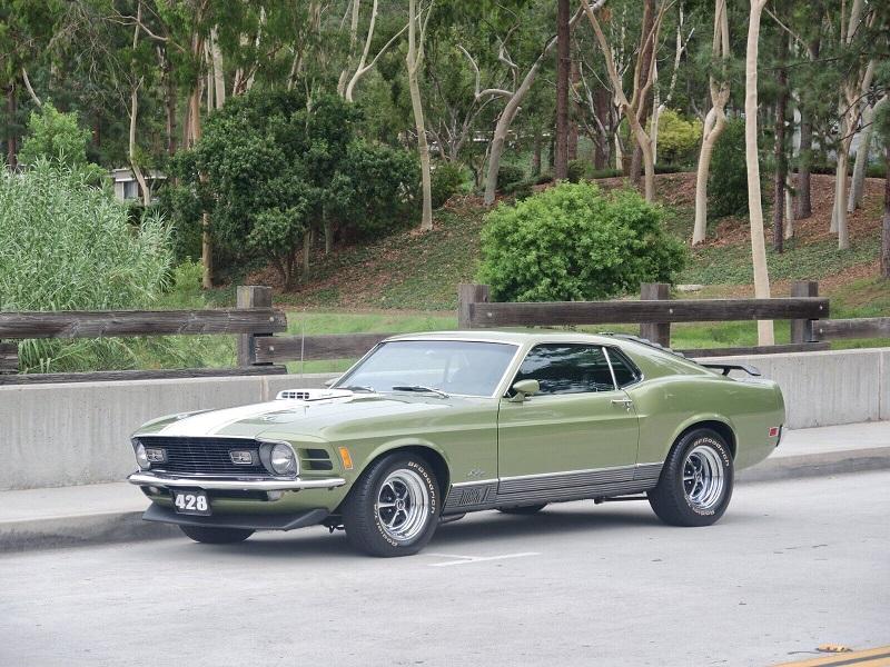 1970 ford mustang mach 1 cobra jet four speed