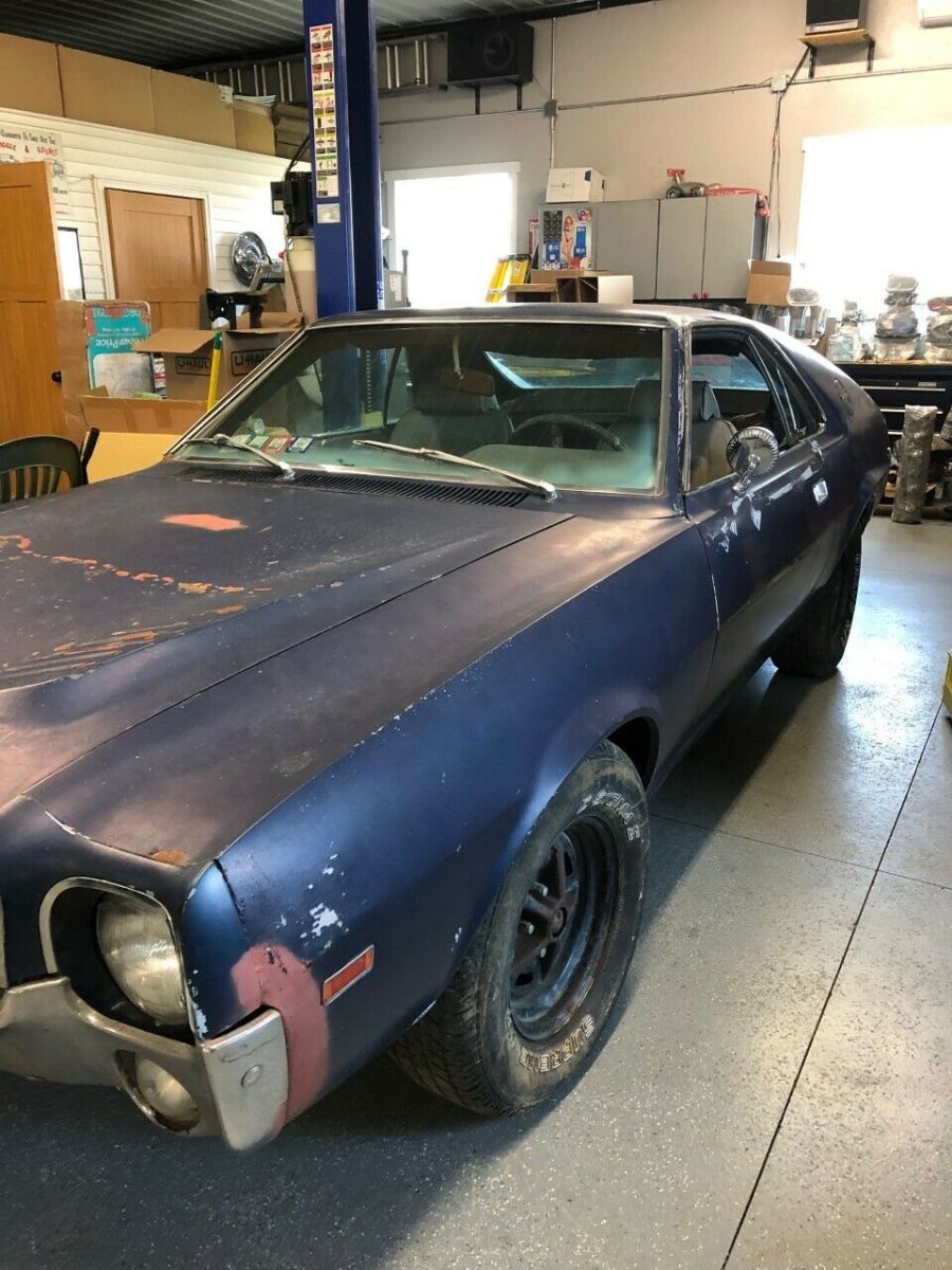 1969 amc amx project car well optioned rare color/interior combination