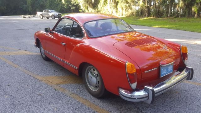 1973 volkswagen karmann ghia 1600cc manual trans original