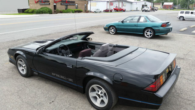 1989 camaro iroc z28 convertible, tuned port injection, posi, new decals