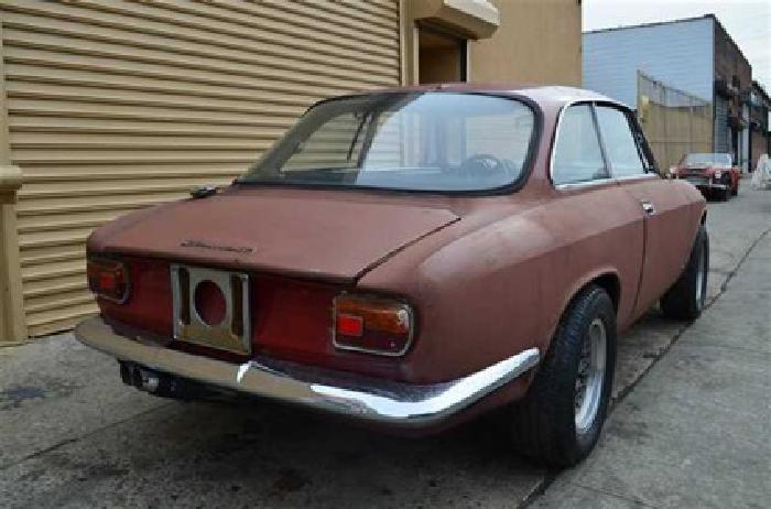 1964 red alfa romeo guila sprint gt in astoria, ny