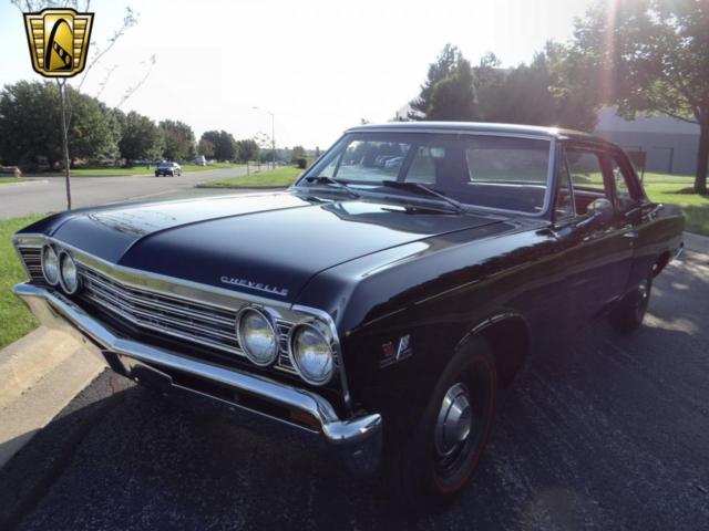 1967 chevrolet chevelle 0 black coupe 396 cid v8 automatic
