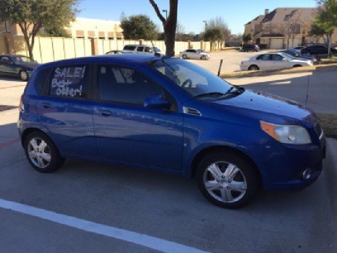 2009 blue chevrolet aveo!!! best offer in lewisville, tx